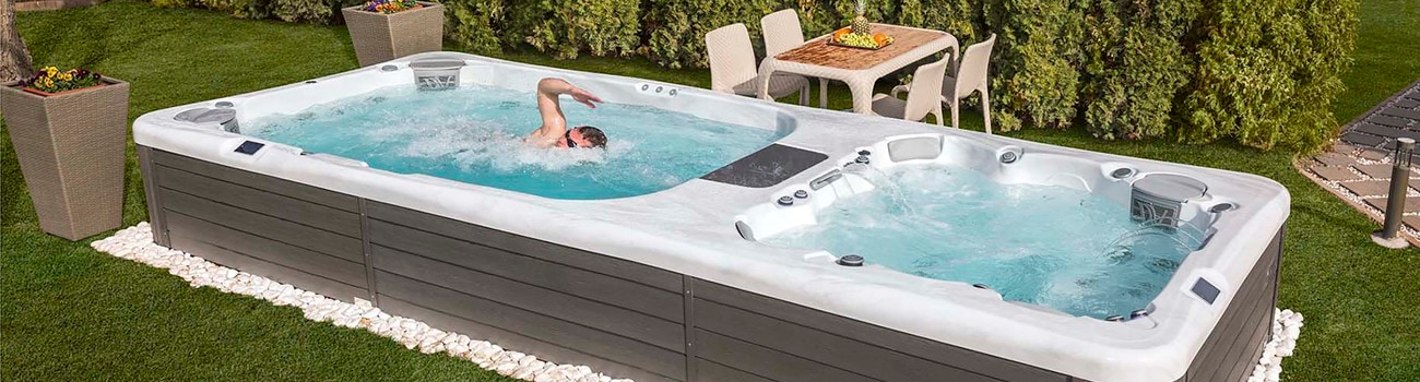 Schwimmen im SwimSpa