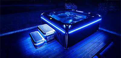Winterfester Whirlpool