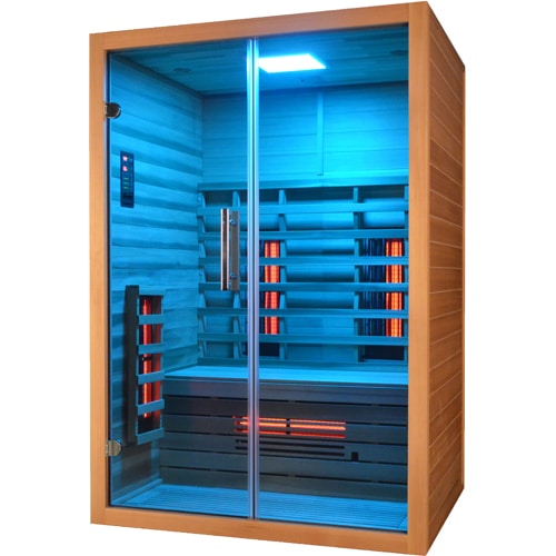 Infrarotkabine 2 Personen Glas - EWP Premium DUO 130 Glas