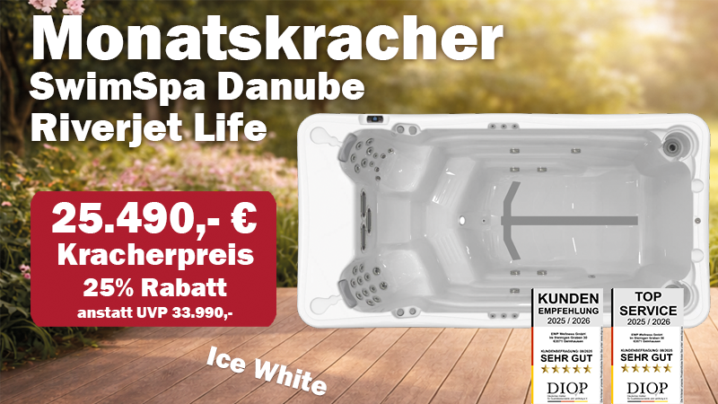 Monatskracher SwimSpa Danube Riverjet Life