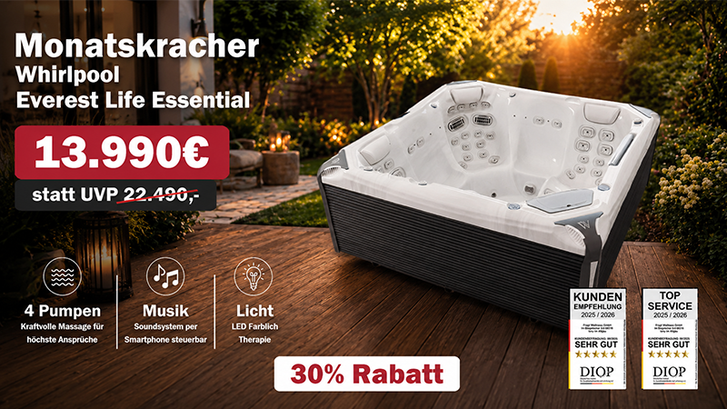 Monatskracher Whirlpool Everest Life Essential