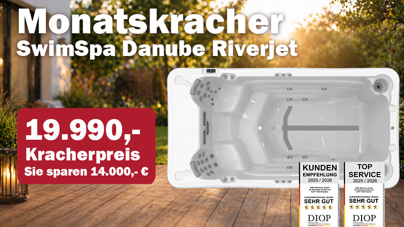 Monatskracher September 2026 Swimspa Danube Riverjet